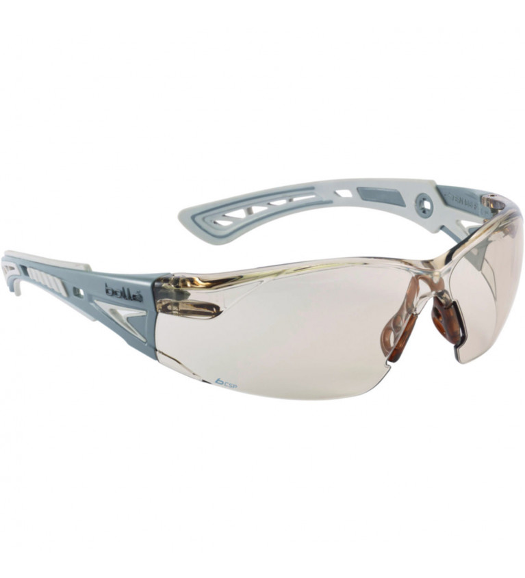 Lunettes BOLLE RUSH+ Platinum verres fumés Copper 