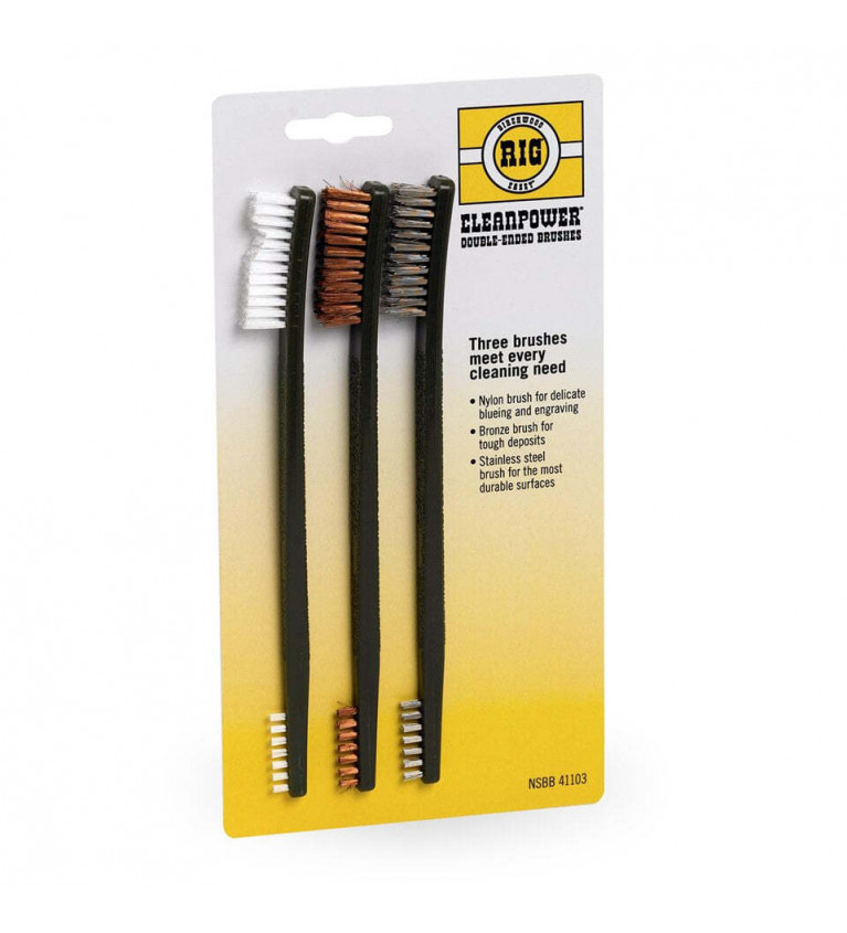 Set de 3 brosses de nettoyage - Birchwood Casey 