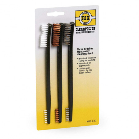 Set de 3 brosses de nettoyage - Birchwood Casey 