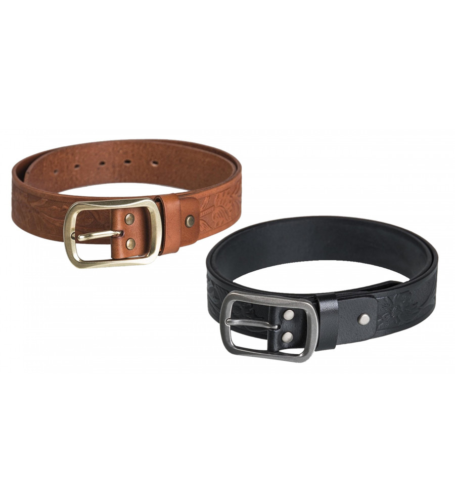 Ceinture western en cuir 