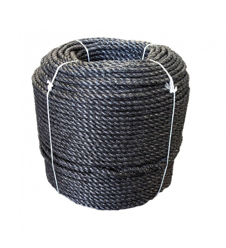 Corde Noire Ø4Mm En 100M 