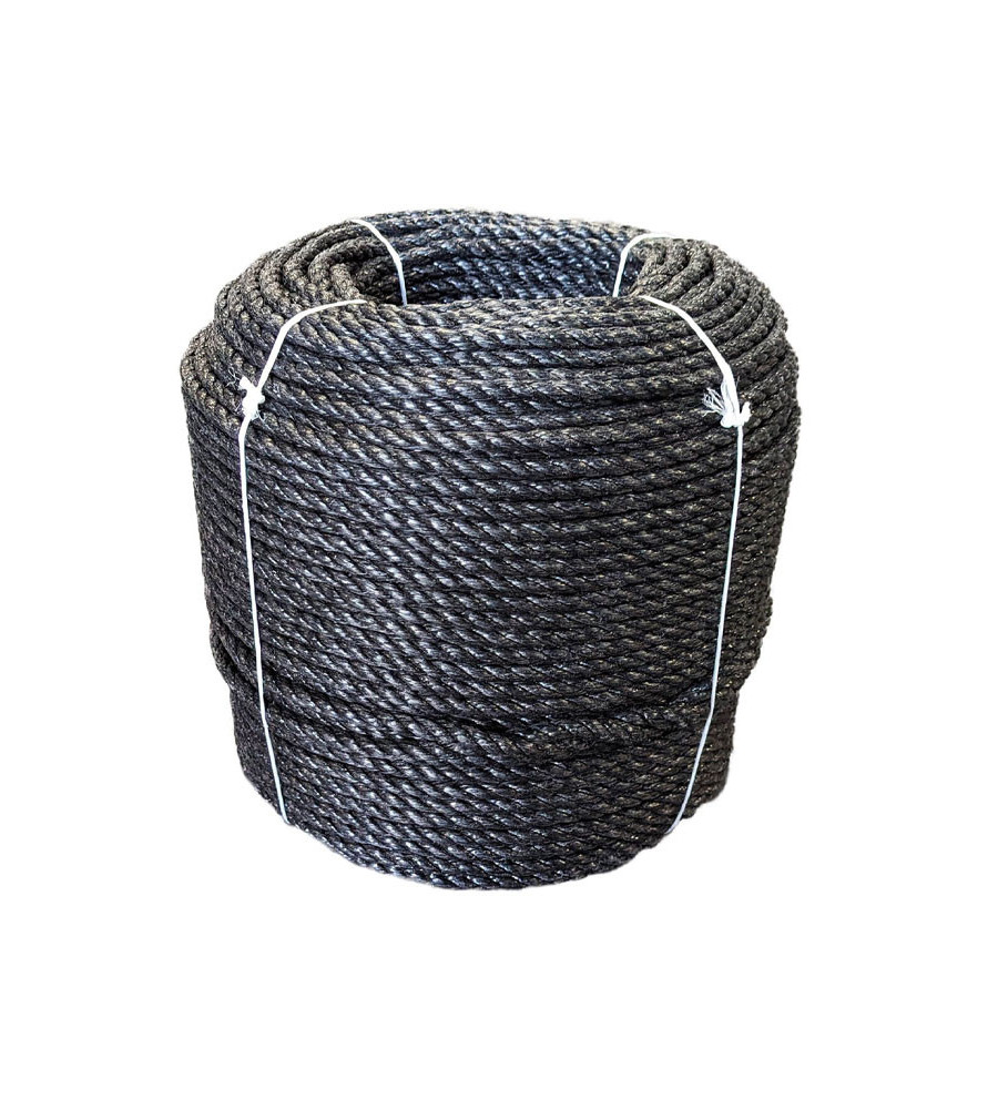 Corde Noire Ø4Mm En 100M 