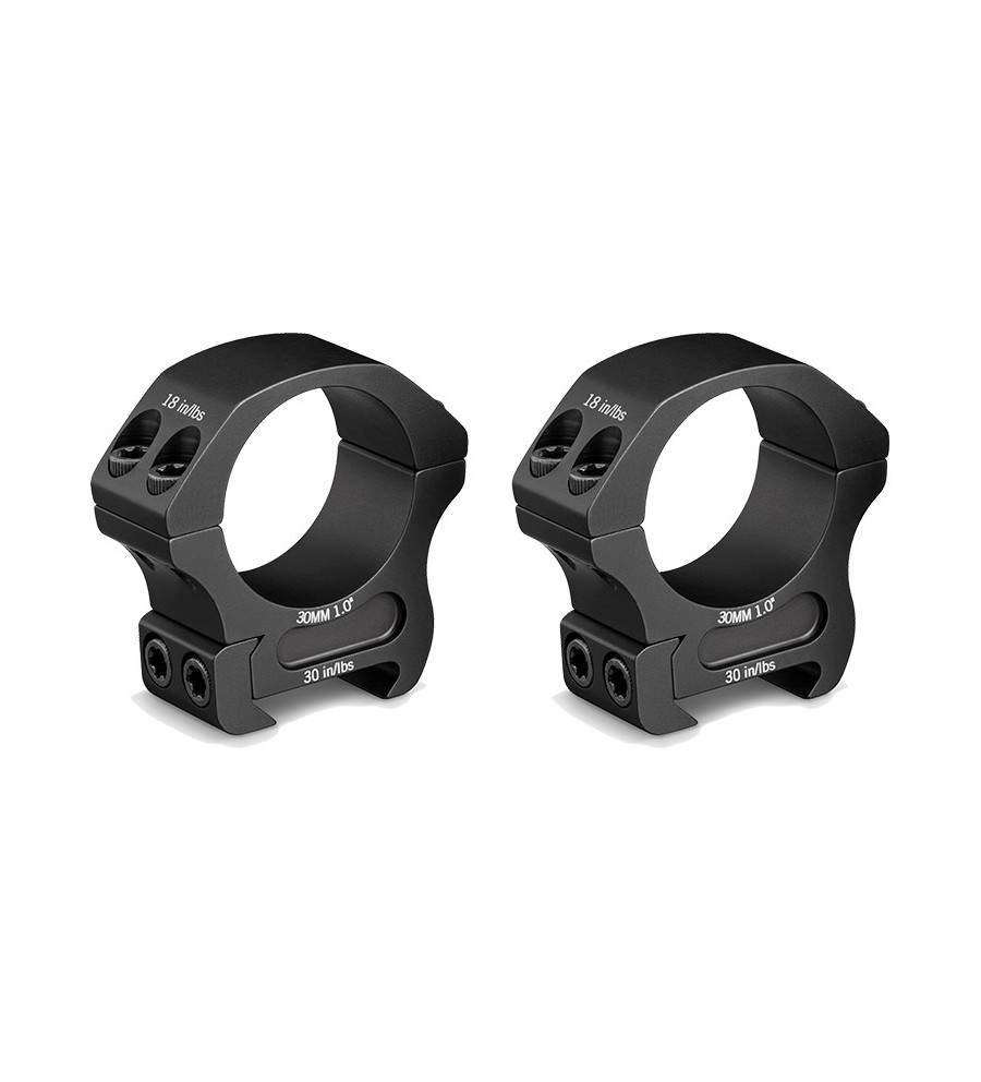 Colliers 30mm Vortex Pro Series hauteur 25,4mm 