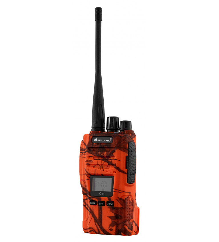 Talkie-Walkie Midland G13 - Noir ou orange 