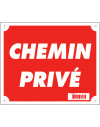 Panneau ''Chemin privé'' 30 x 25 cm