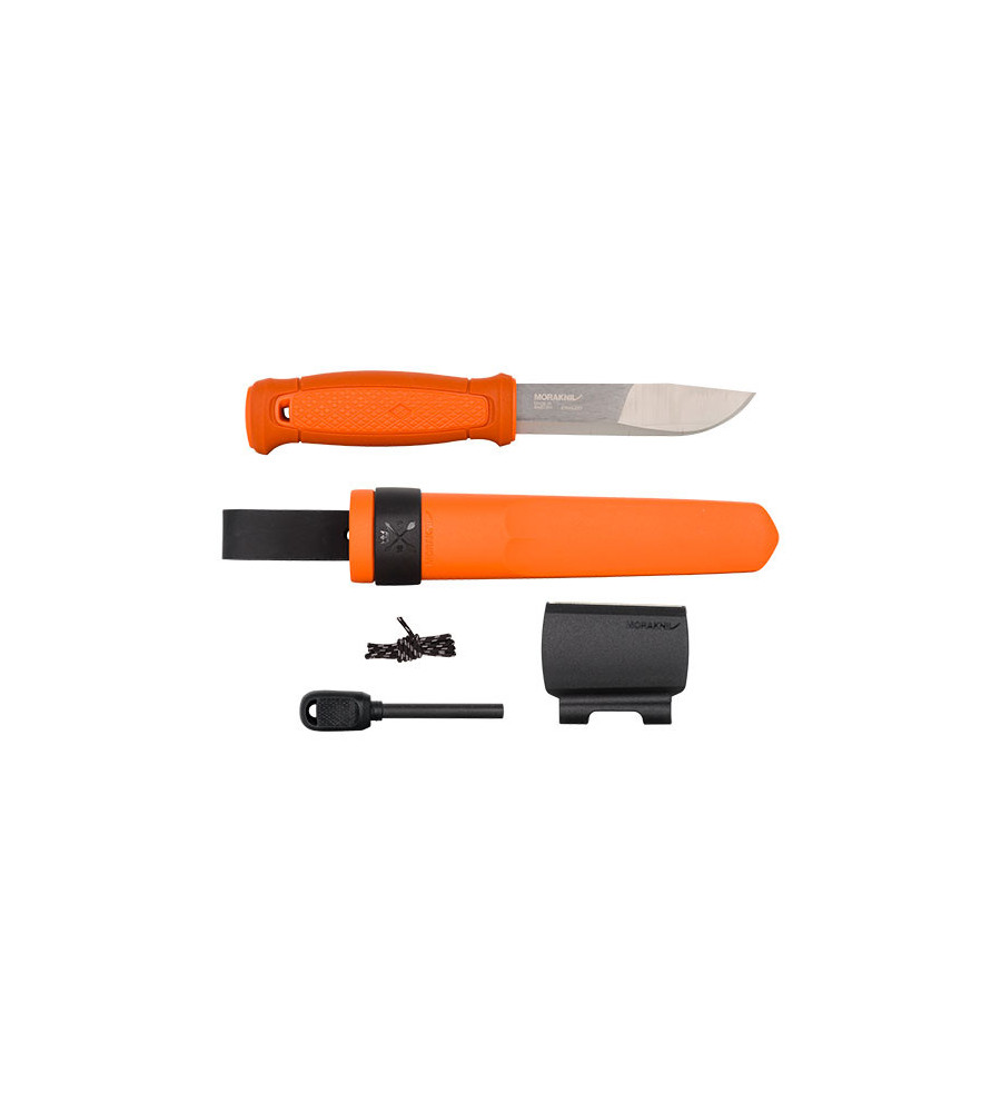 Couteau Morakniv Kansbol avec Kit de survie - Orange 10,9 cm 