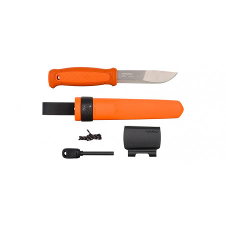 Couteau Morakniv Kansbol avec Kit de survie - Orange 10,9 cm 