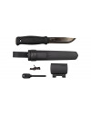 Couteau Morakniv Garberg BlackBlade avec Kit de survie 10,9 cm 