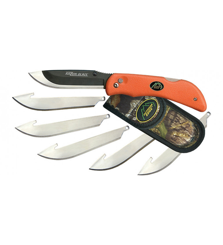 Couteau Outdoor Edge Razor Blaze (+6 lames) 8,9 cm 