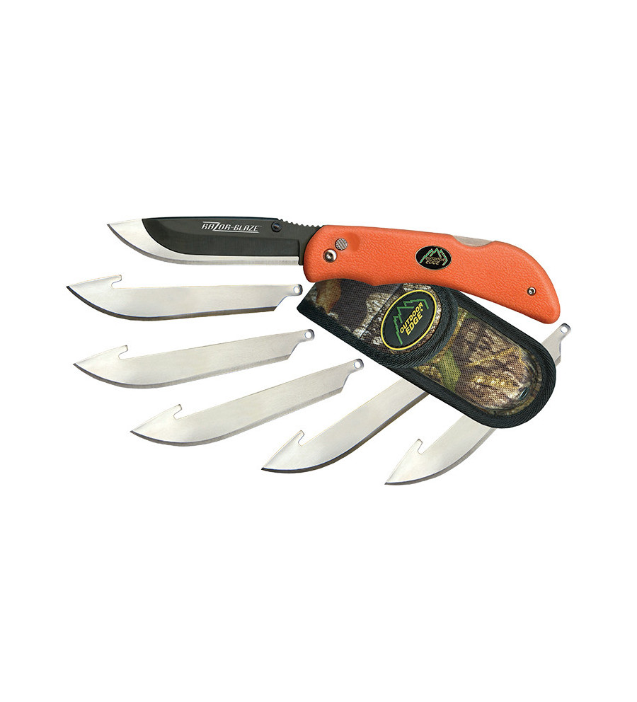 Couteau Outdoor Edge Razor Blaze (+6 lames) 8,9 cm 