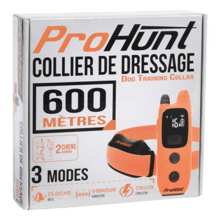 Collier de dressage 600 m pro hunt 