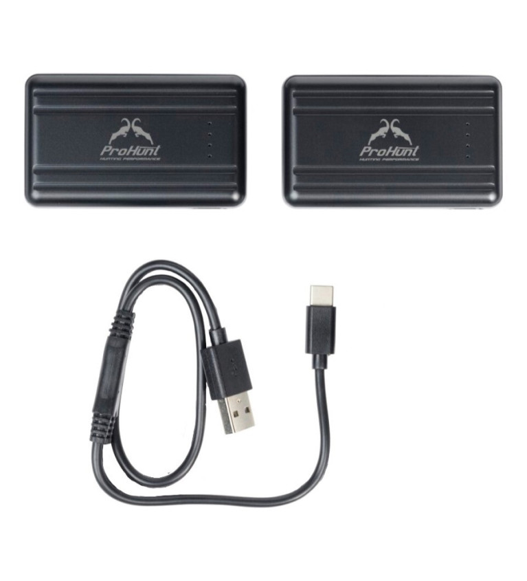 Batterie gants-echarpe usb c pro hunt 