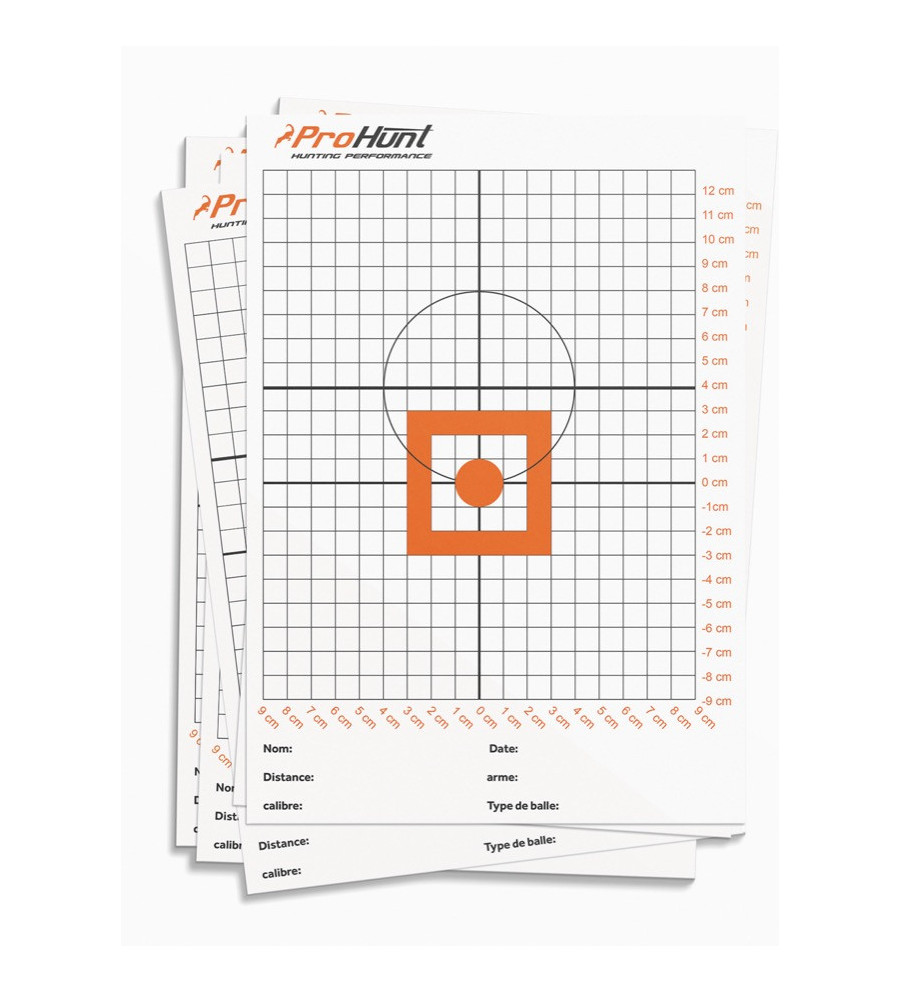 Cible de reglage 100 m pro hunt 