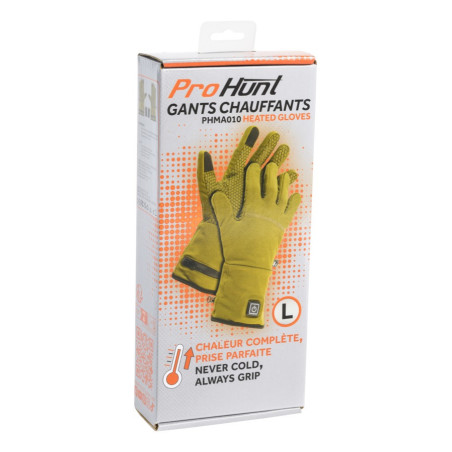 Gants chauffants pro hunt 