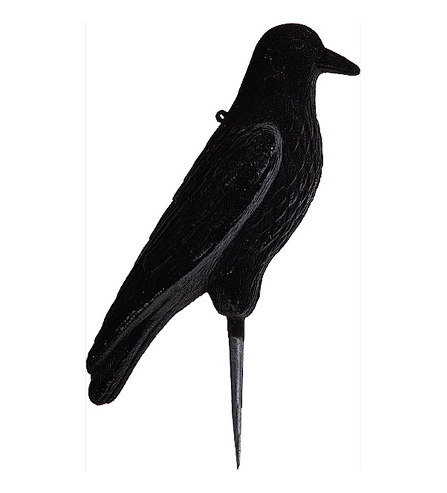 Forme de grand corbeau floque sur pique Stepland 