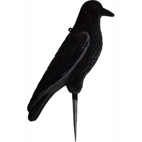 Forme de grand corbeau floque sur pique Stepland 