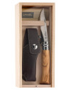 Coffret couteau Opinel numéro 8 - bois d'olivier 