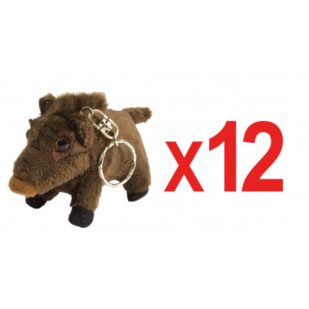 Porte clefs peluche sanglier 