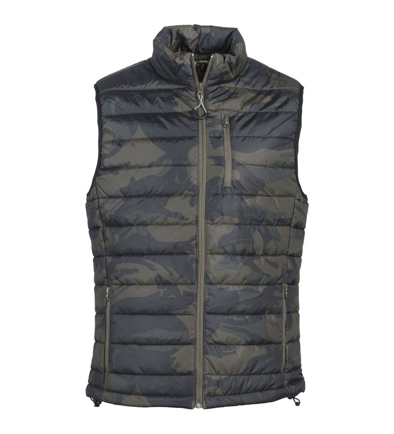 Gilet matelasse camo trek  