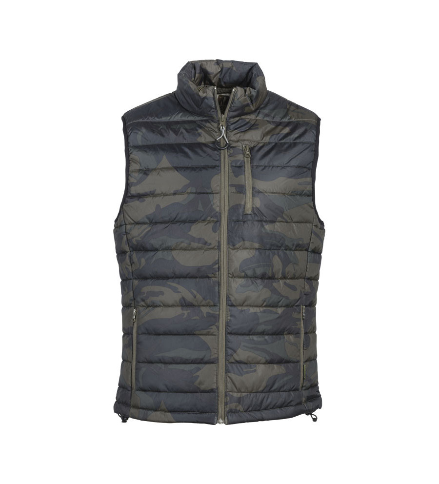 Gilet matelasse camo trek  