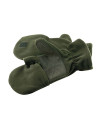 Gants-moufles chasse polaire renforts paume 