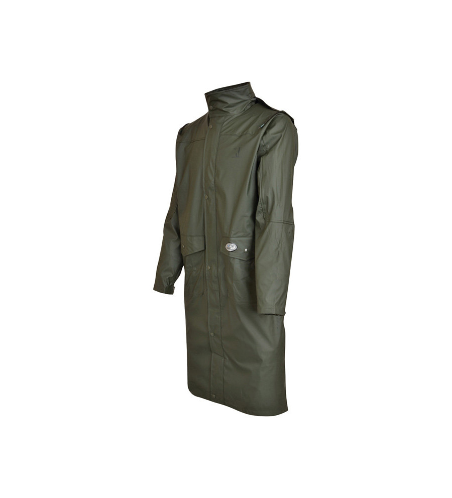 Manteau long impersoft avec carnier 