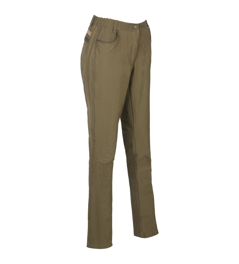 Pantalon hyperstrech savane femme