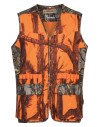 Gilet chasse palombe ghostcamo blaze/black  