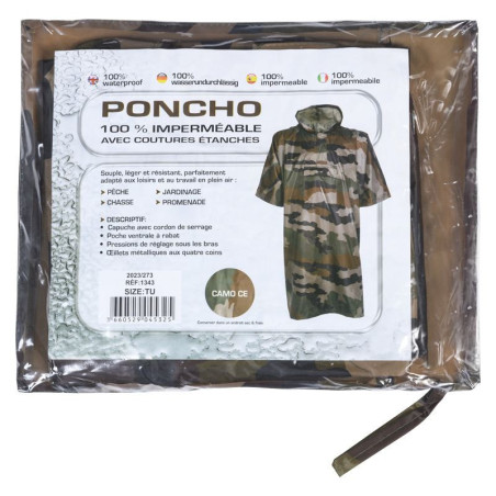 Poncho camo 