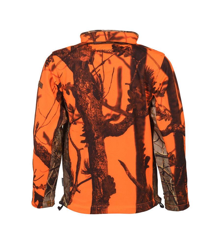 Blouson chasse softshell ghostcamo enfant  