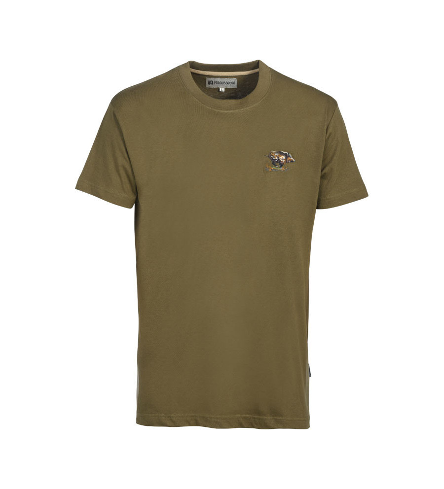 T-shirt brode chasse  