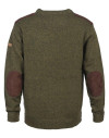 Pull chasse brode col rond  